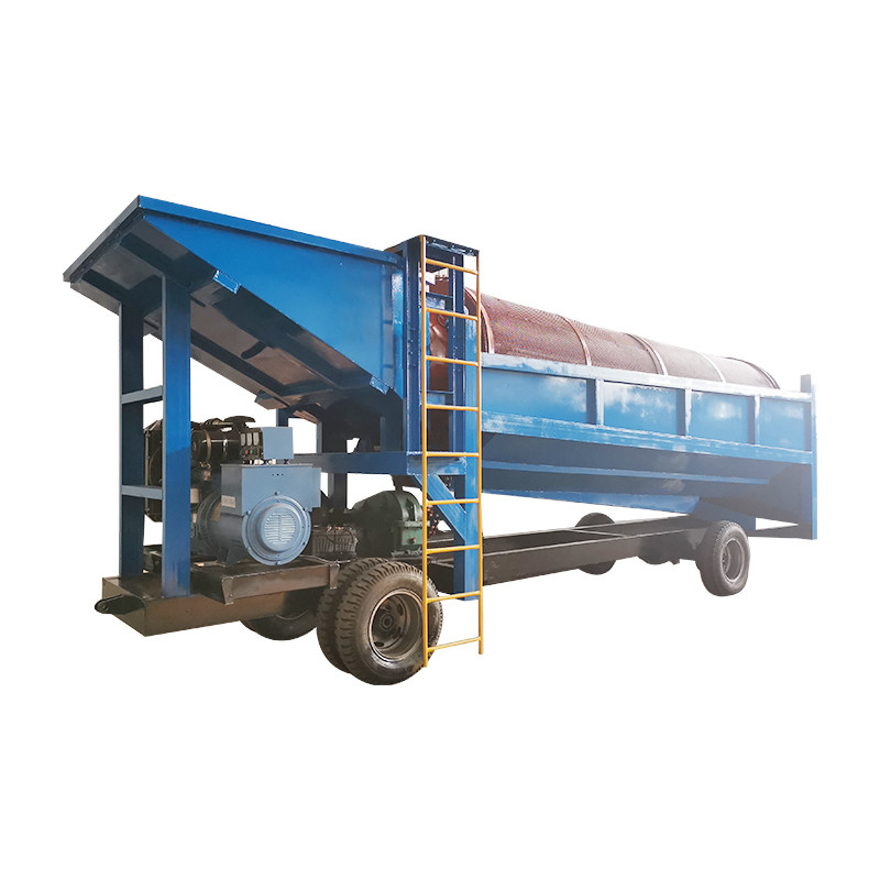 Goudmijnbouwapparatuur van de Alluvial Gold Mining Equipment Trommel Washing Plant met een capaciteit van 50 tot 500 ton per uur