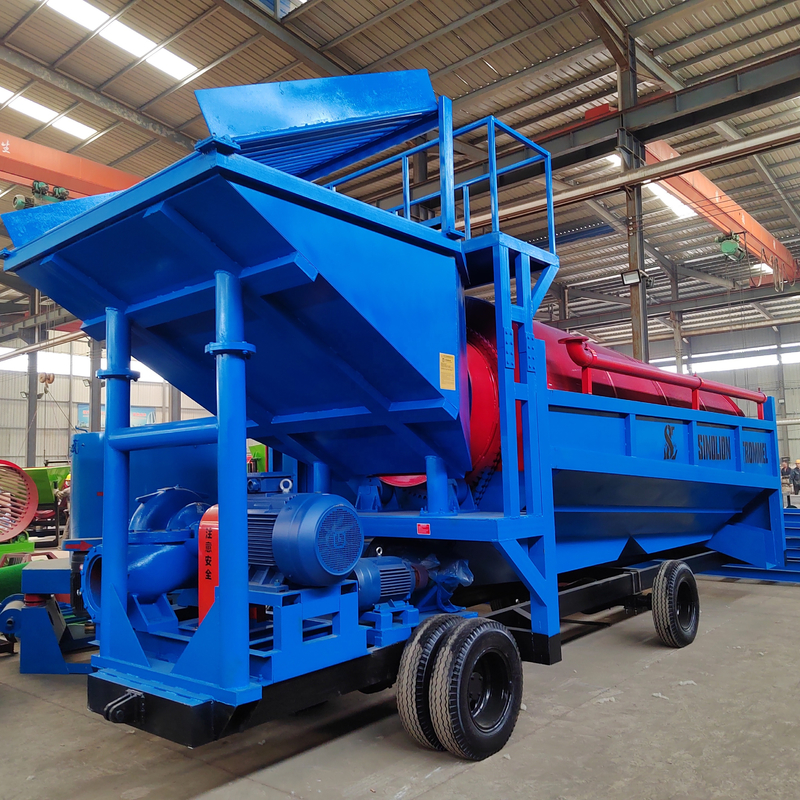 Mobiele goud- en diamantwasinstallatie voor Congo zwaartekrachtseparator met een superieure prestatie