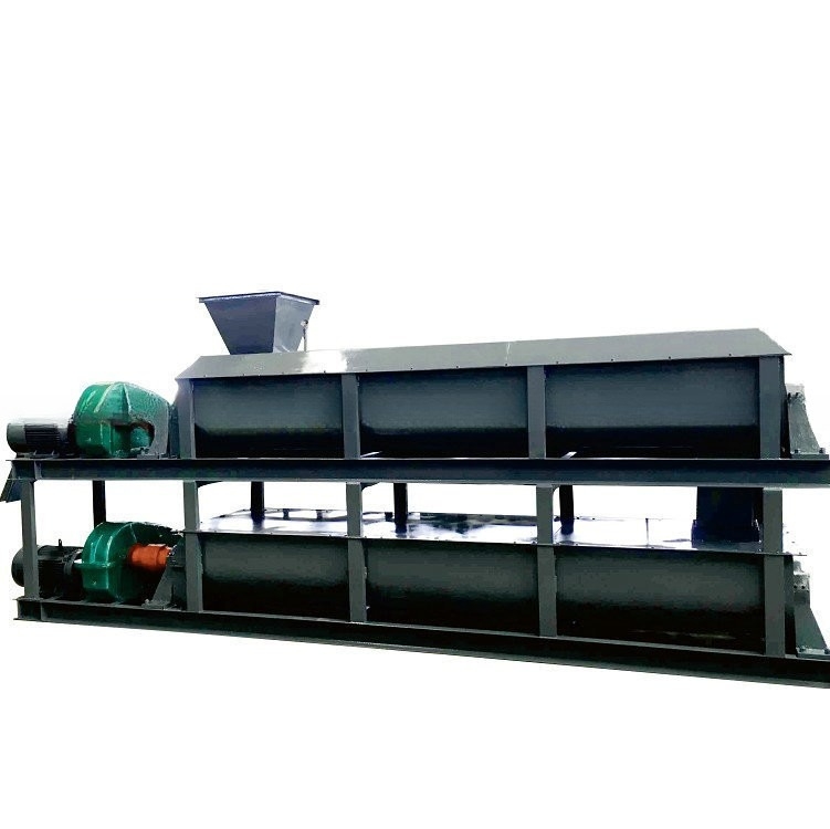 Zware dubbele schacht steenkool-houtskoolmixer voor de productie en de bouw van bakstenen