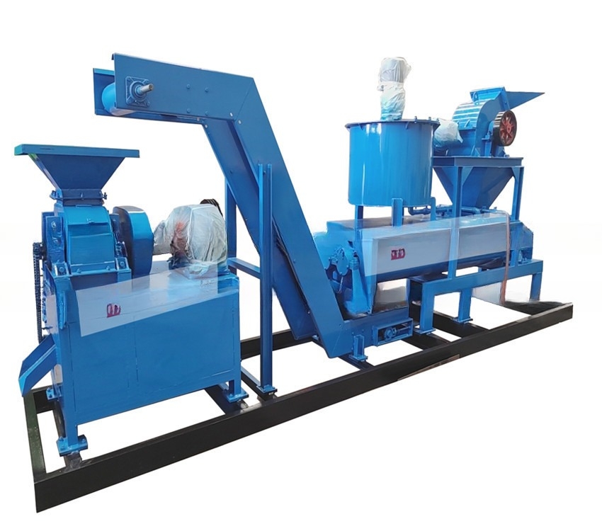 3900KG Houtskool Houtskool Coke Poederbal Oval Vorming Briquette Maker Machine Complete Line