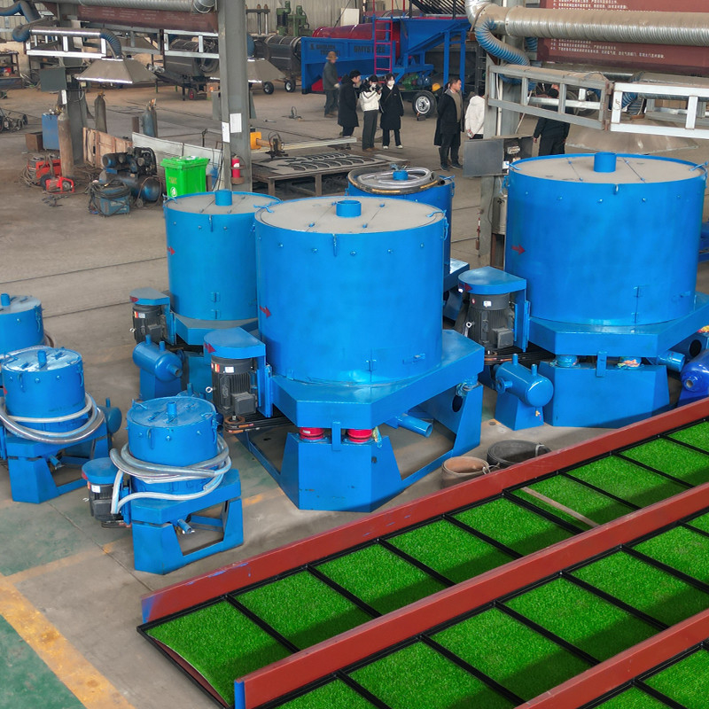 Kleine goudcentrifuge-machine voor eenvoudige raffinage en trommel scherm aansluiting op de markt