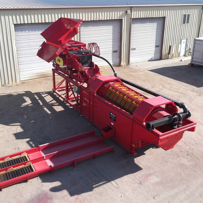 220V/380V Spanning Sand Gold Mine Wassen Trommel Screen Machine met eenvoudige bediening